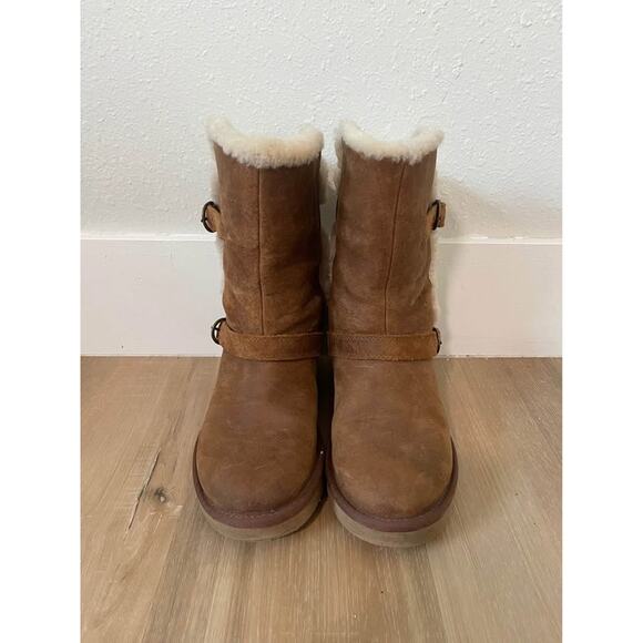 Women’s UGG Australia Becket Chestnut Boot Size 7 - Picture 3 of 10